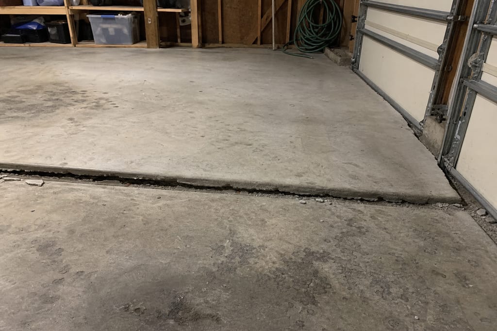 Garage Slab Leveling photo