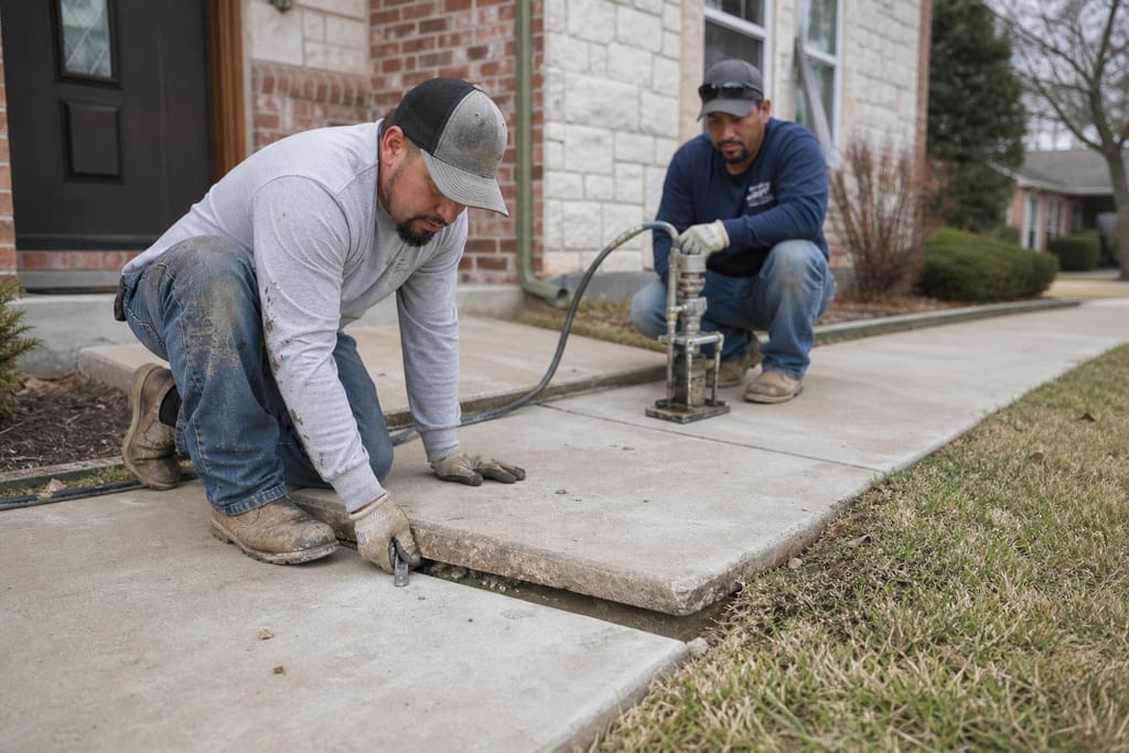 Sidewalk Leveling photo